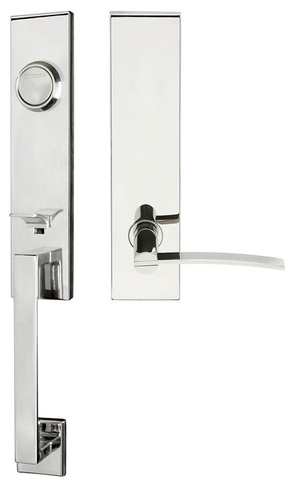 Horizon Lever, Tubular Dummy Handleset, Right Hand, Polished Stainless Steel