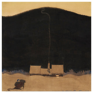 John Bauer 'The Cottage At The Foot Of The Mountain' Canvas Art