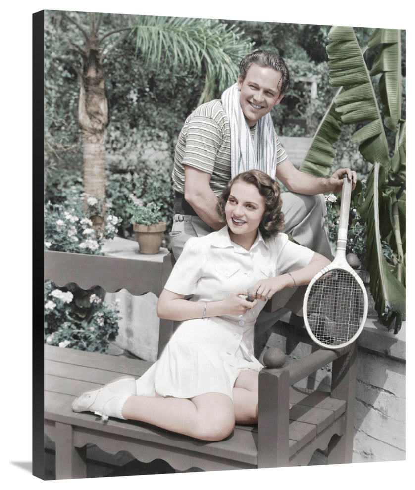 "Jeanne Cagney" Stretched Canvas Giclee by Hollywood Photo Archive, 29x36"