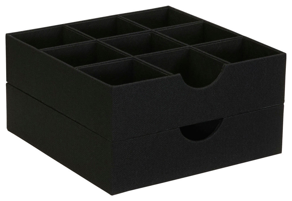 9-Compartment Drawer Organizers