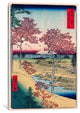 "Toto Meguro Yuhigaoka" by Utagawa Hiroshige, 40x26x1.5"