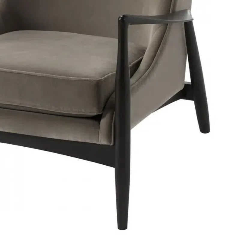 Sonder Living Pierce Chair | Vadit Chocolate / Mocha Frame