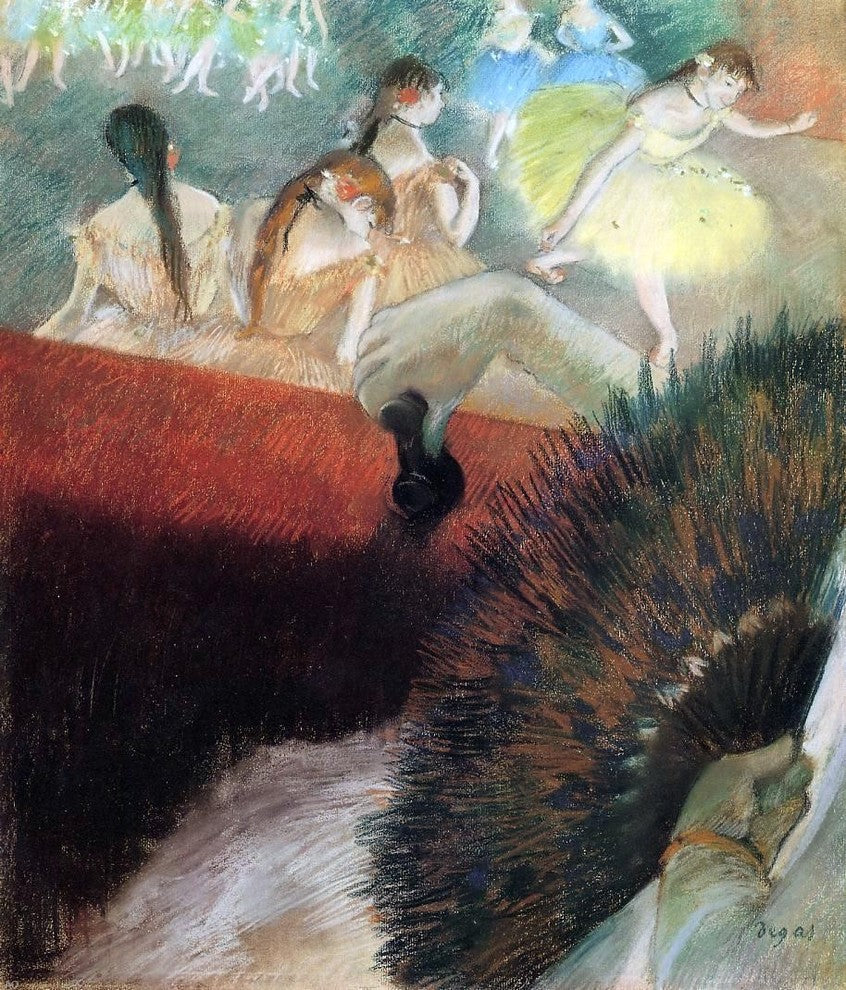 Edgar Degas At the Ballet, 20"x25" Wall Decal