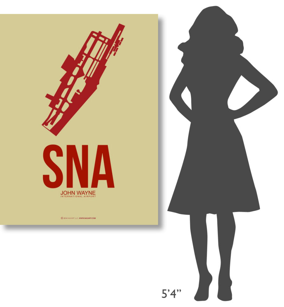 "SNA John Wayne Poster 2" Fine Art Print