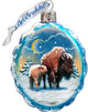 Keepsake Buffalo Scenic Glass Ornament