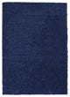 Zafirah Contemporary Area Rug, Solid Denim