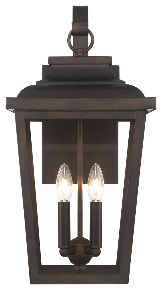 Minka Lavery Irvington Manor 4 Light Outdoor Wall Mount, Chelesa Bronze