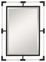 Uttermost Balkan Black Iron Mirror