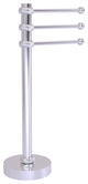 Vanity Top 3 Swing Arm Towel Holder with Twisted Accents, Satin Chrome