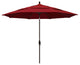 11' Aluminum Umbrella Collar Tilt Bronze, Red