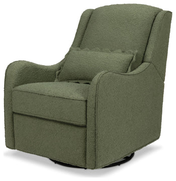 Devon Recliner and Swivel Glider, Olive Boucle