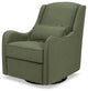Devon Recliner and Swivel Glider, Olive Boucle