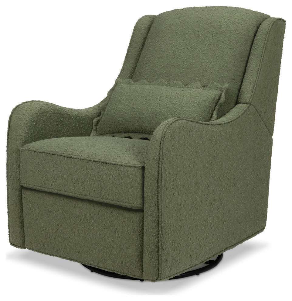 Devon Recliner and Swivel Glider, Olive Boucle