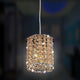 Milieu 1-Light Modern Mini-Pendant by Allegri, Firenze Blue Violet