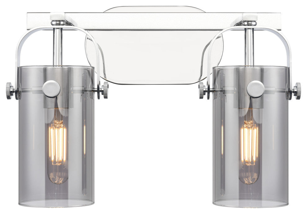 2 15" Bath Vanity-Light Polished Chrome