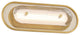 Tramore, Wall Sconce, 16", Gold, Silver Glass
