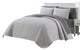 Aurelia 7 Piece Quilt Set, Light Grey, Queen