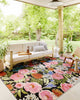 Loloi II Botanical Black/Multi 18"x18" Sample Rug