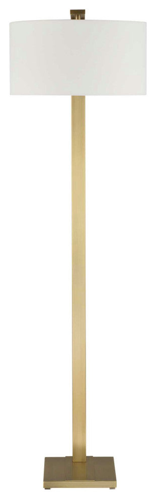 Uttermost Laight Antique Brass Floor Lamp