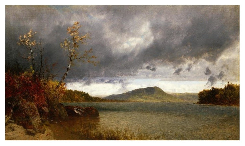 "Lake George, 1870" Digital Paper Print by John Frederick Kensett, 38"x23"