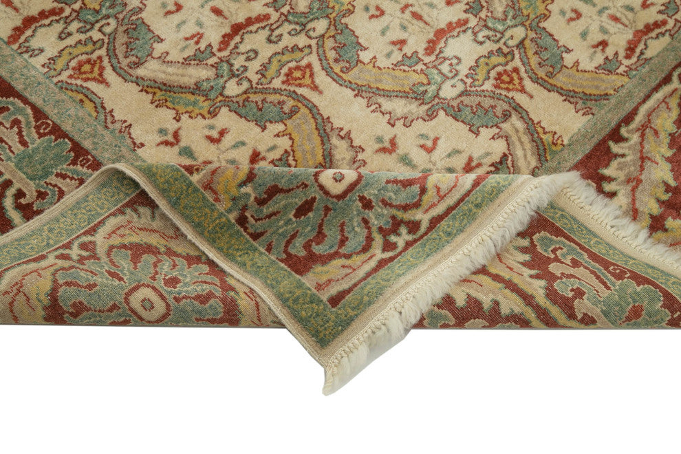Rug N Carpet - Handwoven Oriental 6' 6" x 9' 1" Soft Oushak Area Rug