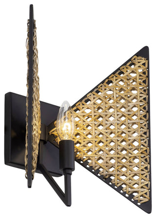 Machina 1-Lt Sconce - Matte Black/Sulahiya