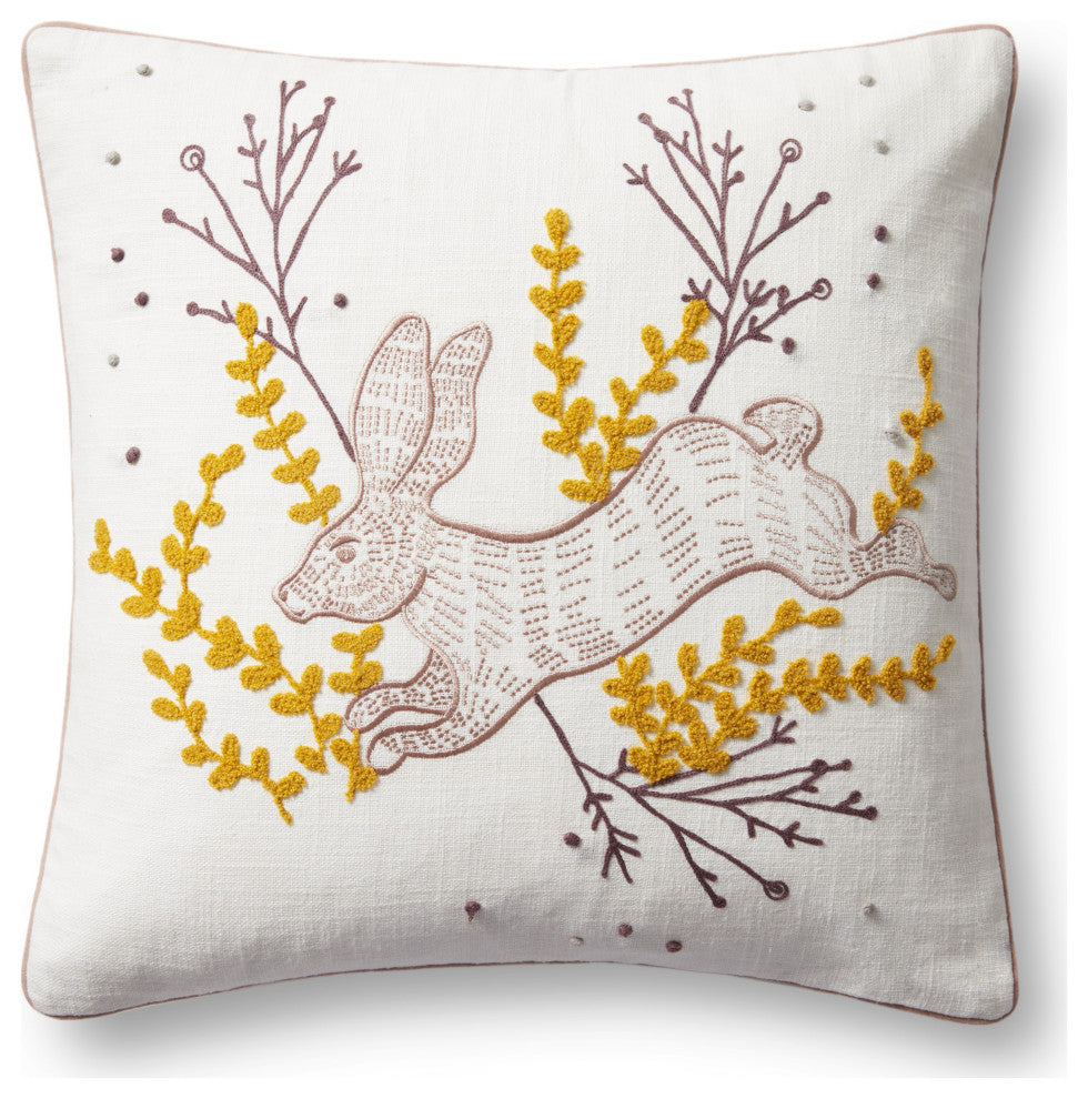 Loloi PLL0029 Multi 18" x 18" Cover w/Down Pillow