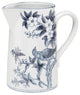 Blue and White Pitcher