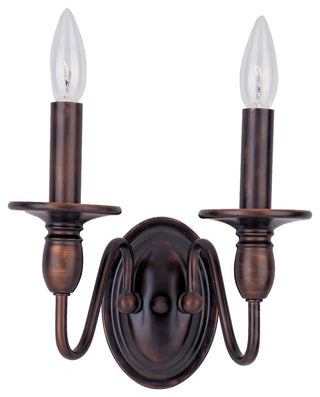 Maxim Lighting Towne 2-Light Wall Sconce Oil Rubbed Bronze - 11032OI