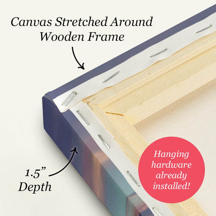 "Curtain Pulls" Wrapped Canvas Art Print, 16"x14"x1.5"