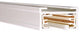 WAC Lighting J2-T4 48" Track for J2-Track Systems - White