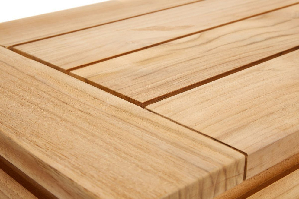 Winston All-Natural Teak Outdoor Dining Bench