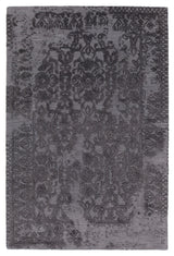 Xia Hand Tufted Rectangle Area Rug, 5' x 7'1/2", Gray