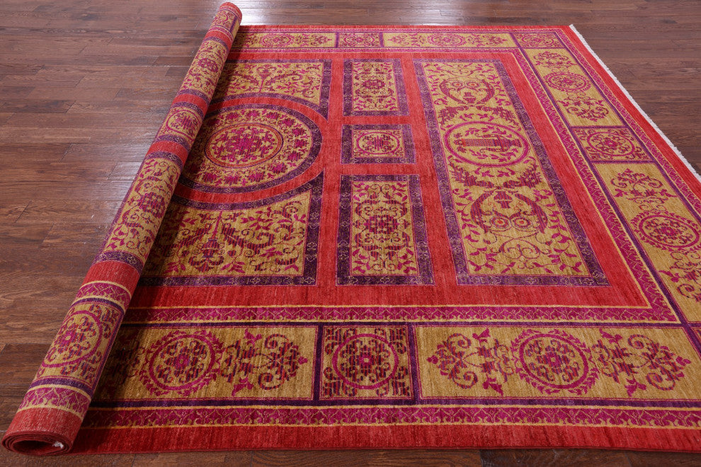 William Morris Hand-Knotted Wool Rug 8' 10" X 11' 10" Q6449