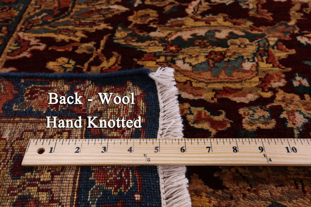 9' 2" X 12' 0" Persian Handmade Wool Rug Q11355