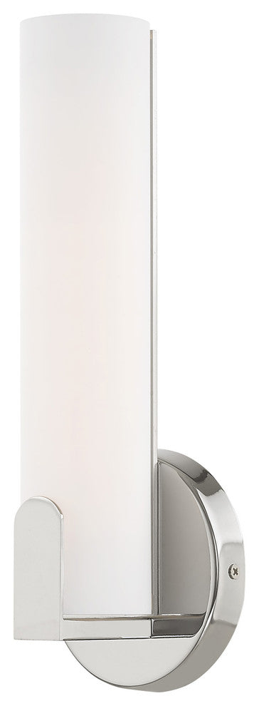 Livex Lighting Polished Chrome LED Light ADA Wall Sconce