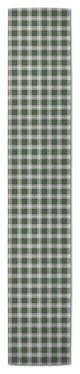 Plaid Hunter Green 16x72 Cotton Twill Runner