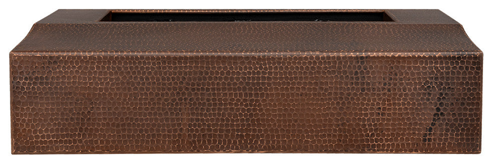 30" 390 CFM Hammered Copper Under Cabinet Range Hood With Slim Baffle Filter