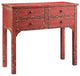 Stein World Wilber Console In Brick Red