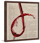 "Merlot" Framed Painting Print, 12"x12"