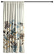 Laural Home Greige Florals Sheer Window Curtain, 84"