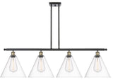 Innovations 516-4I-BAB-GBC-122 4 Light Island Light, Black Antique Brass