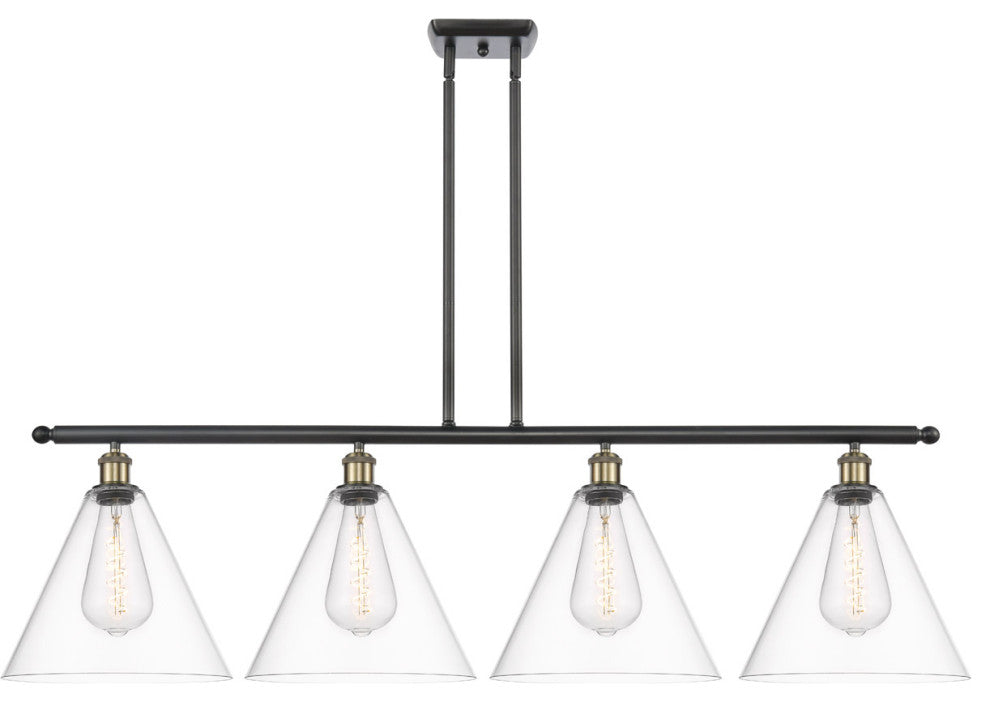 Innovations 516-4I-BAB-GBC-122 4 Light Island Light, Black Antique Brass