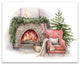 Cozy Fireplace 20x16 Canvas Wall Art