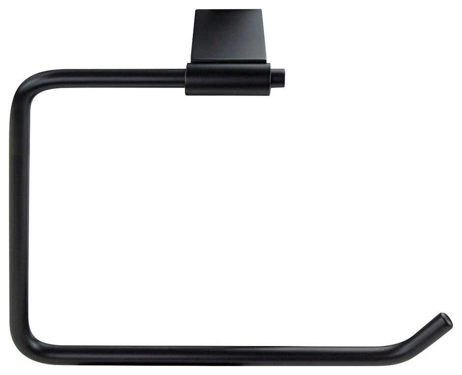 Transolid Maddox Towel Ring, Black