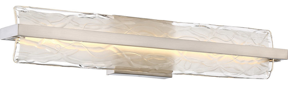 Quoizel PCGL8530BN LED Bath Fixture Glacial Brushed Nickel