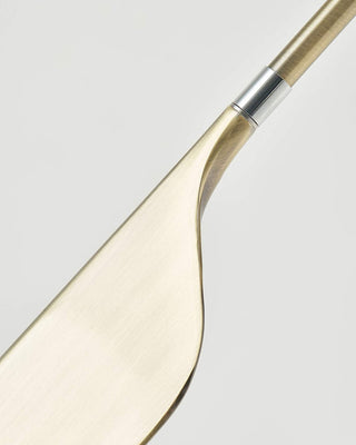 Brightech Leaf - Adjustable Pharmacy LED Floor Lamp for Reading & Crafts, Antique Brass