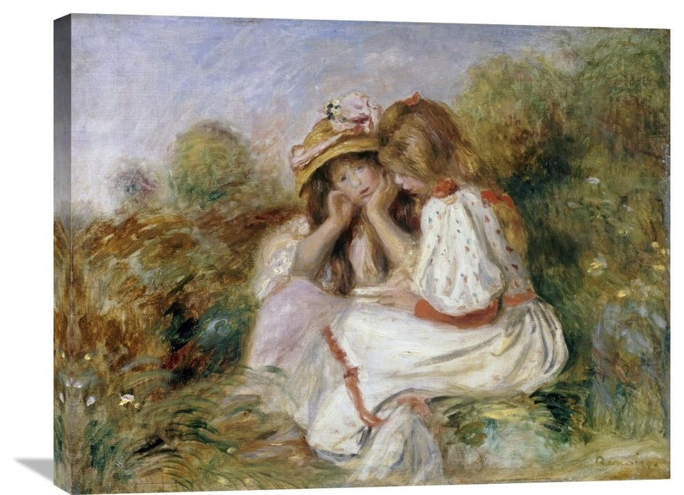 "Deux Fillettes" Artwork, 30" x 23"