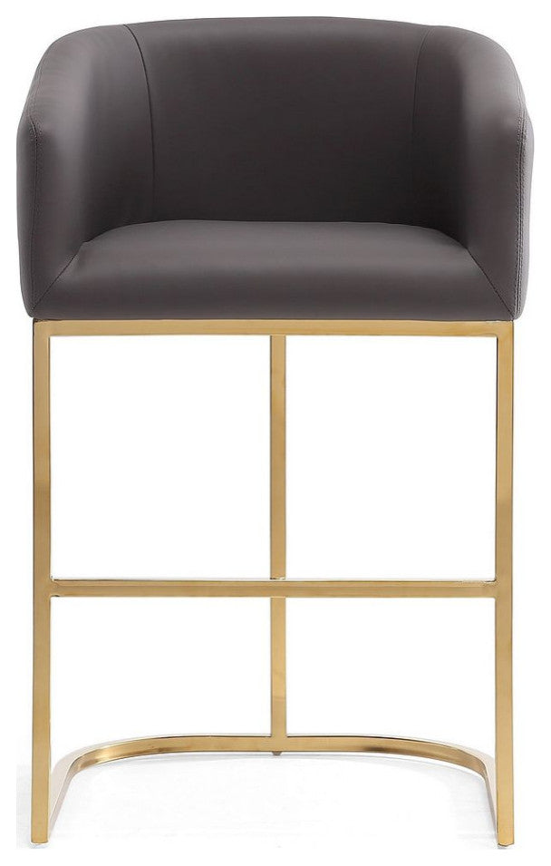 Manhattan Comfort Louvre Counter Stool, Set of 2