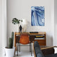 "Agate Indigo II" by Danielle Carson, Canvas Print, 40"x26"